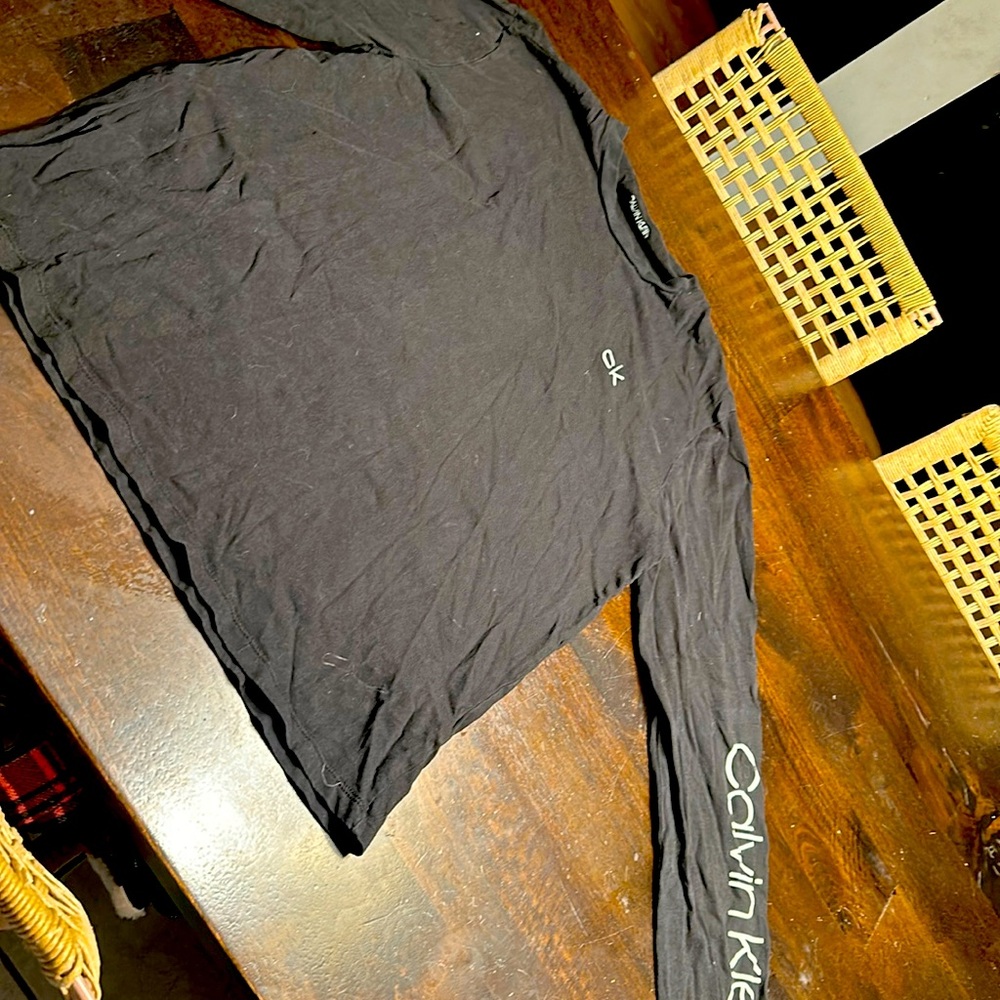 Calvin Klein long sleeve male shirt, size large